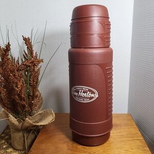 Vintage Tim Hortons 1 Litre Thermos with 2 Drinking Cups